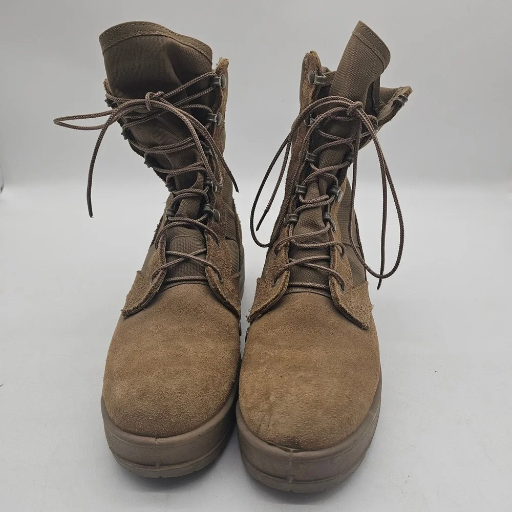 US Army 7.5R Standard Issue Vibram Hot Weather Combat Boots Coyote 499 Tan (cb1-